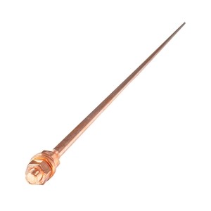 Nemtek Earth Spike - Copper Including Nuts 1.2m, Earth Spike – Copper – 1.2m (nut/washer)