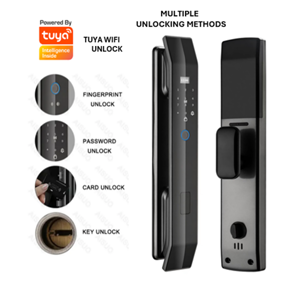 Smart Door Lock, Fingerprint Smart Door Lock ,Password,Phone App (TUYA),Magnetic card, Security Key