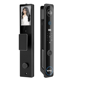 Palm Vein Recognition Intelligent 3D Face Unlock Smart Digital Door Lock with Camera, 3D Face Recognition Swipe Palm Smart Door Lock